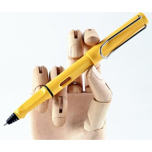 Fountain Pen-type Transparent Ballpoint Pen 0.4/0.5mm Creative Can Absorb Ink Roller Ball Pens for Office School Writing Supply