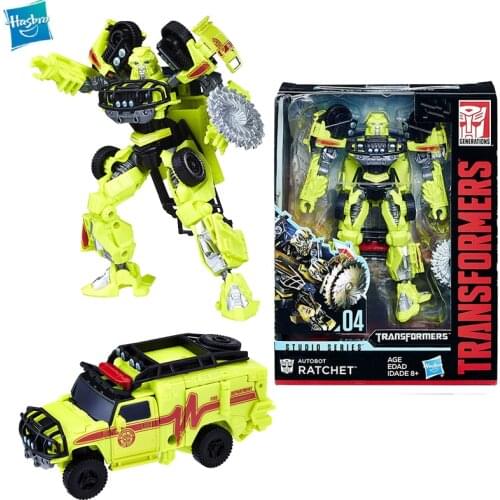 Anime Original Hasbro Transformers Studio Series 04 Deluxe Class Movie 1 Ratchet Anime Action Figures Model Transformers Toys