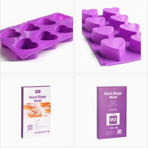Cake Decorating Mold Silicone Molds Baking Tools For Heart Cakes Chocolate Brownie Mousse Make Dessert Pan