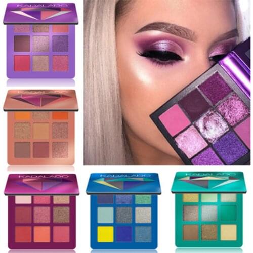 Makeup Metal Matte Eyeshadow Neon Makeup Palette Pigmented Powder Pressed Eyeshadow Makeup Kit