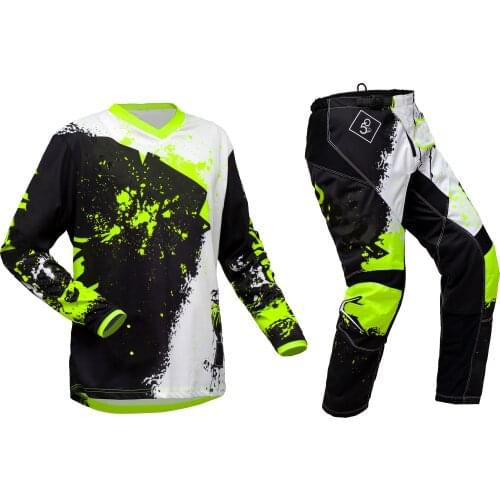 New 2020 MX Combos Cota Green Motocross Jersey and Pants Adult Clothing Motocross MTB BMX Gear Set