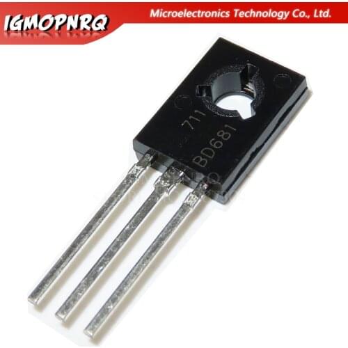 10pcs NPN Darlington BD681 TO-126 new original