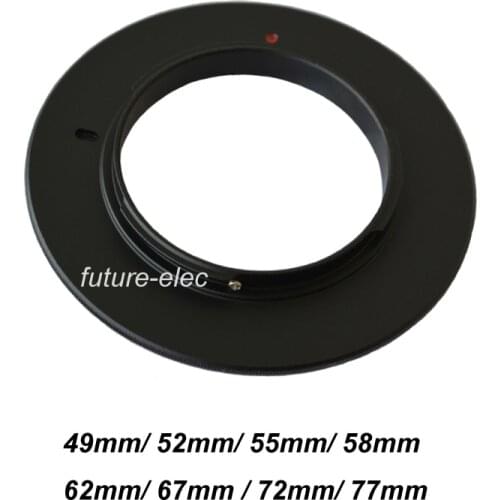 49 52 55 58 62 67 72 77 mm Camera Lenses Lens Close Up Macro Reversing Reverse Adapter Converter Ring for Nikon AI AF F Mount Pr