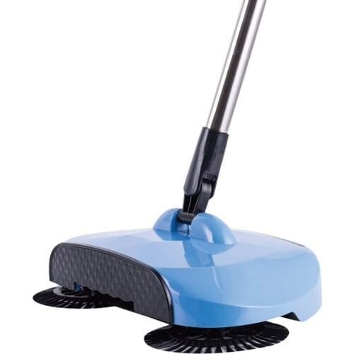Stainless Steel Sweeping Machine Push Type Hand Push Magic Broom Dustpan Handle Household Cleaning Package Hand Push Sweeper mop