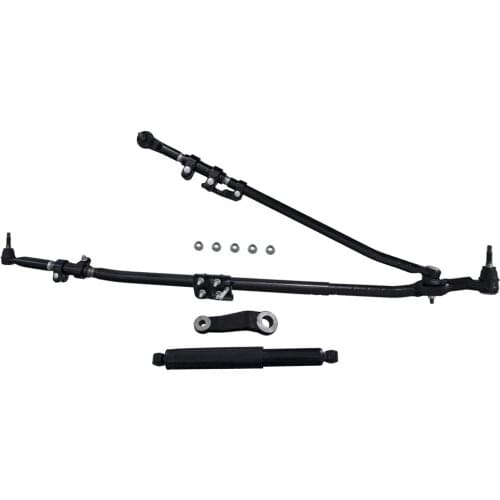 1 Set Upgraded Steering Linkage For Dodge 2003-2012 RAM 1500-3500 Drag Link Tie Rod for 5154661AC 52122362 52122362AL 6505623AA