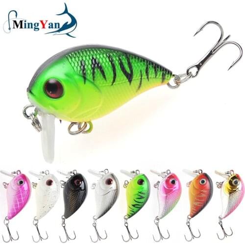 1PCS Minnow Fishing Lure 45mm 7g Topwater Hard Bait Wobbler Jig Bait Crankbait Carp Striped Bass Pesca Fishing Tackle SwimBait