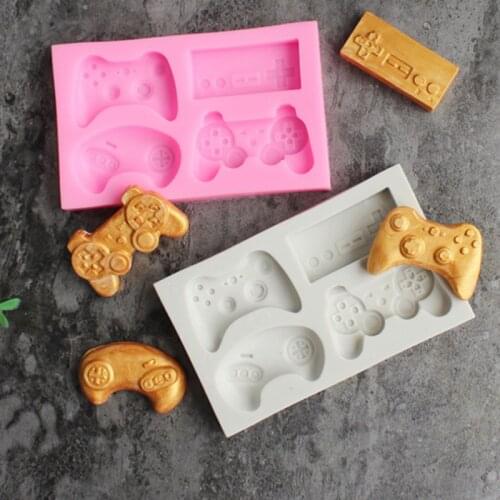 Game Keyboard Silicone Mold DIY Fondant Cake Mold Chocolate Biscuit Mold UV Resin Jewelry Accessories Tool