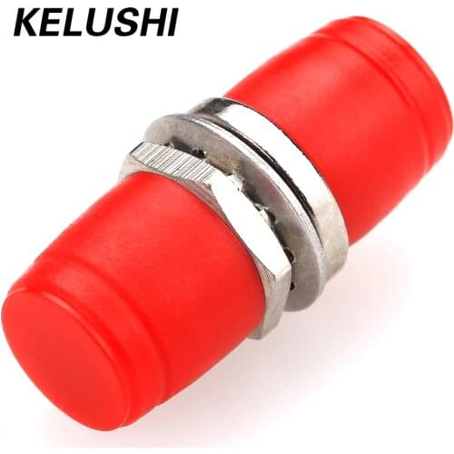50pcs Optical Fiber Connector FC-UPC/FC-APC Small D Fiber Coupler FC-FC Singlemode Simplex Optical Fiber Adapter
