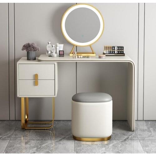 Italian minimalist dressing table Postmodern minimalist bedroom dressing table online celebrity ins wind luxury makeup table sto