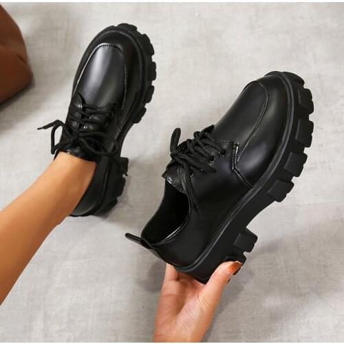 Womens Shoes Platform Woman Espadrilles All-Match Casual Female Sneakers Autumn Flats Round Toe Clogs Fall Retro New Dress