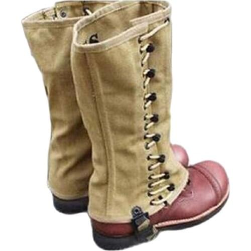 WWII WW2 US Army M1938 Outdoors Canvas Leggings Feet Wear Outdoor 4R