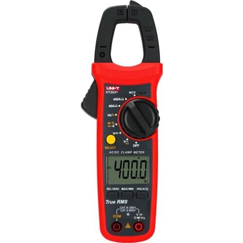 UNI-T UT203+ 600V AC/DC Voltage Measure clamp meter digital True RMS digital Clamp Multimeter Resistance Frequency