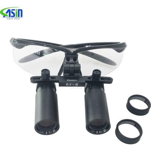 High power magnifier Ultra-Light Dental Loupes medical loupes 6X Medical magnifying glass Surgical loupes