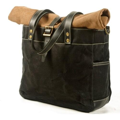 Vintage Canvas Men Tote Bags America Patchwork Trend Fashion Portable Hand Bag Large Capacity Travel Crossbody Shoulder Bags