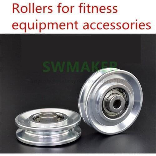 Outer diameter 110 Fitness equipment accessories, abdominal muscle training strength equipment rolling pulley
