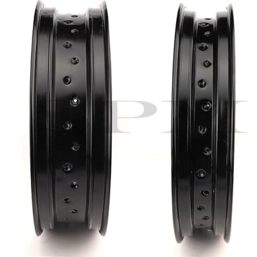1set 3.50x17 Inch 4.25x17 Inch 36 Spokes Holes Aluminum Alloy Rims Motorcycle 3.50*17" 4.25*17" Front/rear Wheel hub