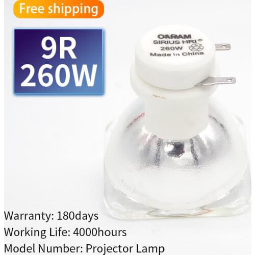 260W 9R lamps 260Wmove heads sharpy beam bulbs this in one move heads lighting sourse professional stage xenon lamps