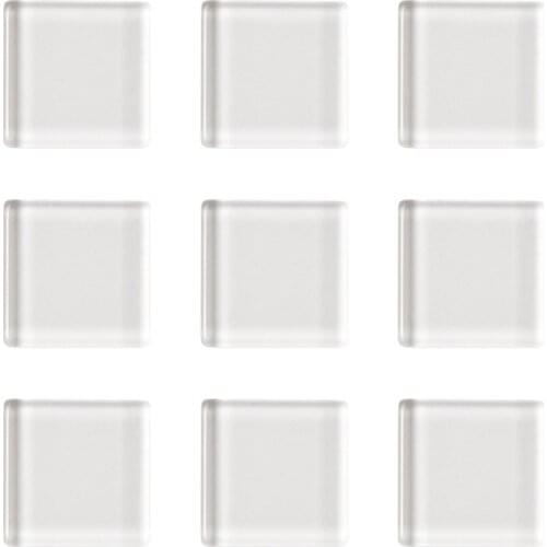 50pcs Square Clear Glass Cabochons High Quality Cabochon Cameo-Cover For Diy Jewelry Making F80