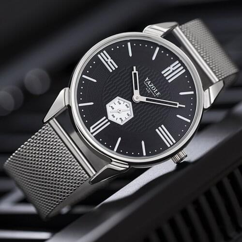 Mens Watches Top Brand Luxury Yazole 2020 Mens Wrist Watches Fashion Business Men Watch Independent Small Seconds Hand Designer