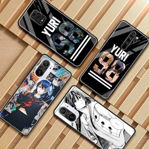 Phone Case For Redmi K40 Pro Plus K30 K20 Note 10 9s 9 8 Pro 9s 9a 9c 8a Glass Bumper Anime lesbian Citrus Yuzu Aihara Mei