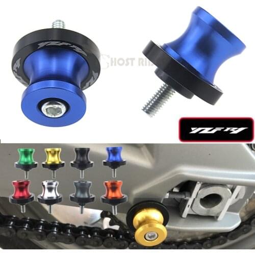 For Yamaha YZF R1 YZFR1 YZF-R1 2002-2018 2003 2004 2005 2006 2007 2008 2009 2010 Motorcycle Swingarm Spools slider stand screws