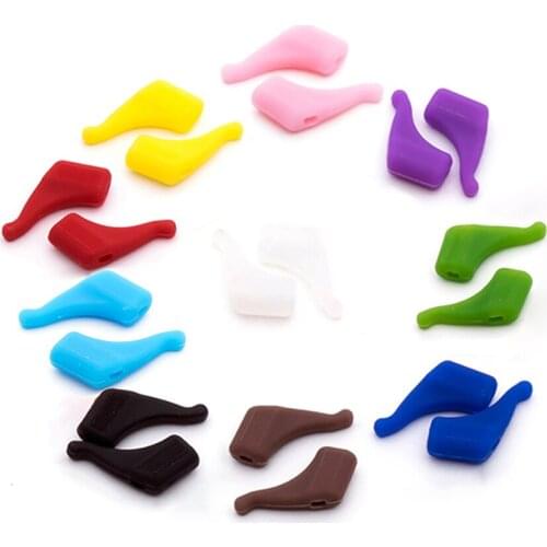 Silicone Small Size Ear Locks Grips Hooks Anti-Slip Adults Kids Sports Glasses Accessories Temple Tip Eyeglasses Retainer
