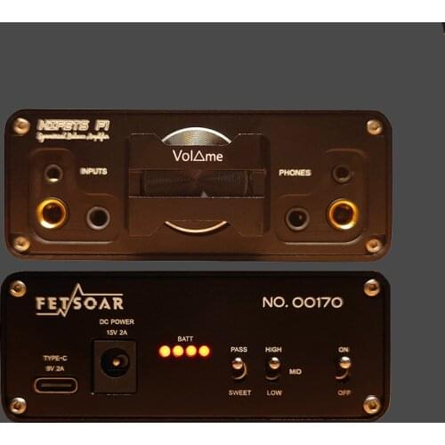 FETSOAR Flagship Headphone Amplifier F1 Fully Separate Power Supply Design Class Mono True Balanced Architecture Amplifier