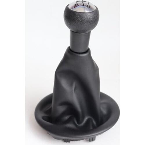 Car Gear Shift Knob Lever Shifter Stick Gaiter Boot Cover PU Leather For Citroen Berlingo III MK3 For Peugeot Partner 2008-on