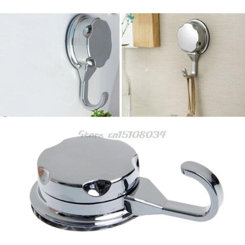 Chromed Suction Cup Kitchen Hooks for Towel Hooks Vacuum Hook Bathroom Wall Hook S08 Wholesale&DropShip