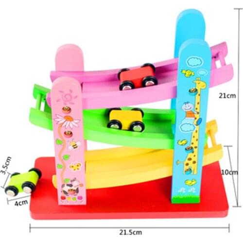 Montessori Racing Track Toy For Kids 2 To 4 Years Old Parking Lot Car Racing Track Toys For Boys 1 Years Table Board Games Gifts