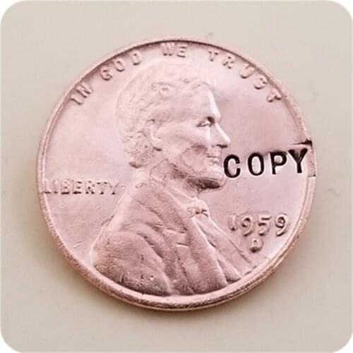 COPY Rare 1959-D United States Lin coln Wheat Cent Penny COPY COIN FREE SHIPPING