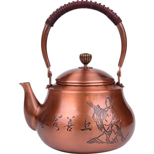 Water Jug Teapot Copper Pot Boiling Water Handmade No-coating Water Pitcher Tea Kettle