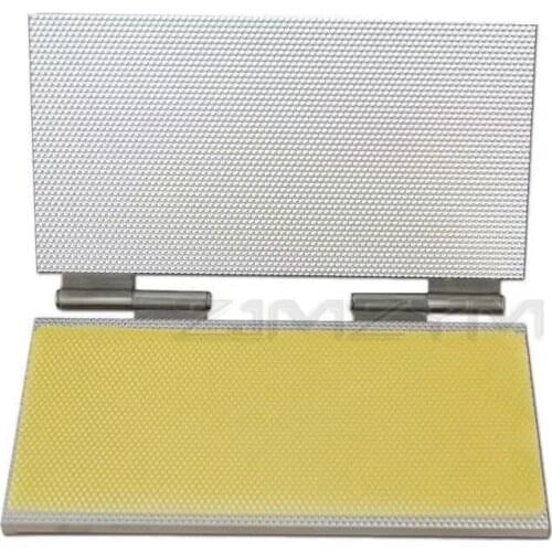 Beeswax Foundation Sheet Mold Machine 4.63mm/ 5.3mm hand pressed aluminum alloy foundation machine beehive foundation machine