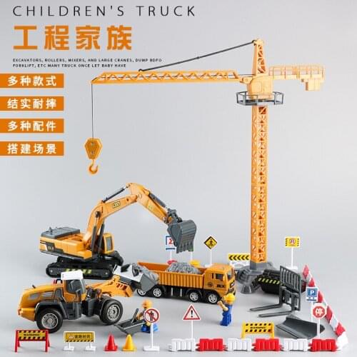 3 different Types of plastic car High Simulation engineering military fire police Scenes model small toy set for children gifts