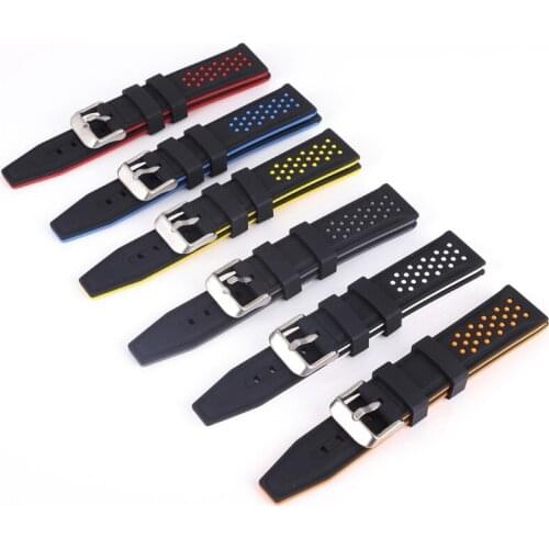 Fashion Silicone Watch Band Strap Adjustable Waterproof Wristband Bands Replacement Men Women Watch Band
