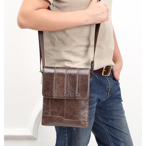 MEIGARDASS Genuine Leather Crossbody Bag Men Shoulder Bag Travel Messenger Bags for men Business iPad Handbags Male Tote Purse