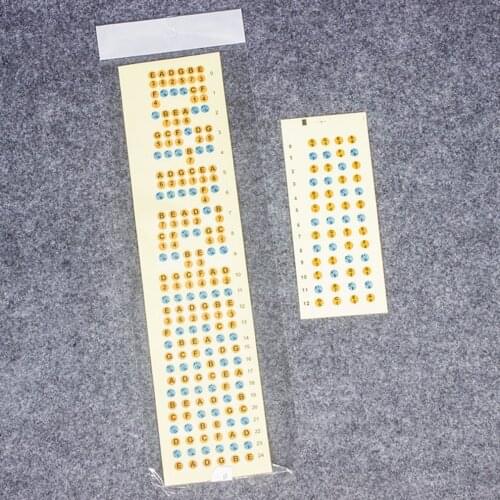 Ukulele Scale Sticker Paster Label On Neck Fretboard For Learning Beginner Guitar Musical Instruments Accessories part