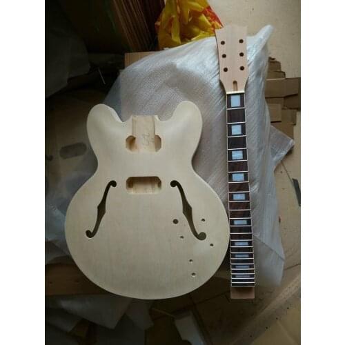 Unfinished Guitar Neck and body Replacement 22 Fret rosewood Fretboard