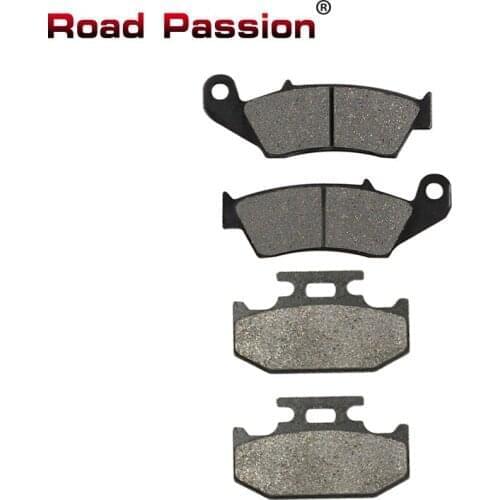 Road Passion Motorcycle Front & Rear Brake Pads for KAWASAKI KX125 KX 125 1994 KDX 200 KDX200 1995-2006 KLX 650 KLX650 1993-1995