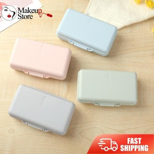 1Pc Household Plastic Nail Art Tool Storage Box Dustproof Desktop Organizer Storage