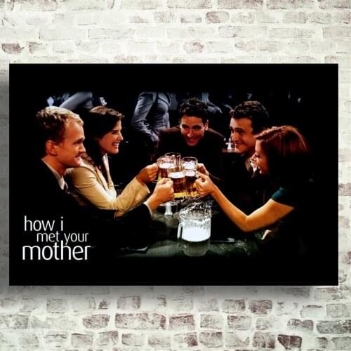 MT3015 How I Met Your Mother TV Series Poster Painting Art Poster Print Canvas Home Decor Picture Wall Print