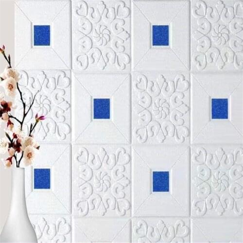 Ceiling Decoration 3d Background Self-adhesive Foam Wallpaper Wall Stickers Living Room Bedroom Ceiling Stickers Home Decoration