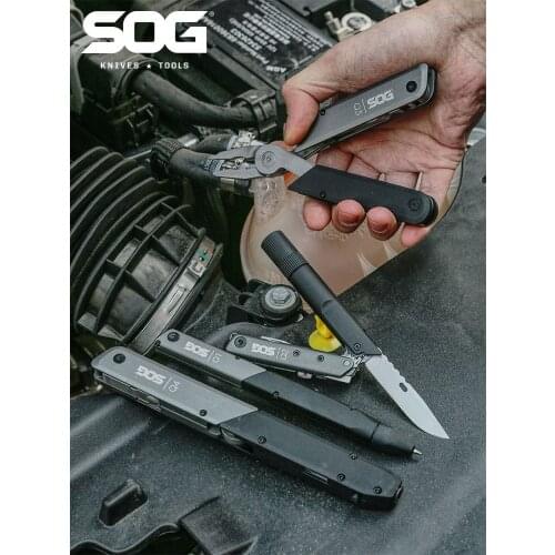 SOG Qorg Q1 / Q2 / Q3 / Q4 Tactical Pen Scissors Multifunctional Bottle Opener Outdoor Camping Survival Self Defense Tool