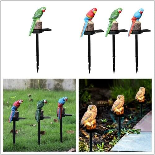 Solar Led Light Outdoor Garland Led Lights Fairy Lights Garden Owl Parrot Ornament Animal Bird Yard Garden Decoration Outdoor