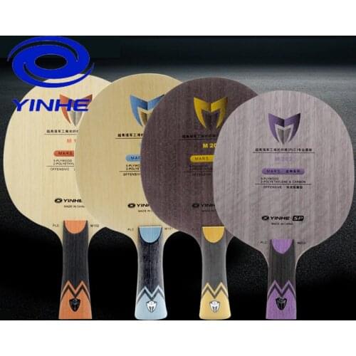 Yinhe PLC fiber table tennis blade M102 M202 M101 M201 MARS PLC Fiber Table Tennis Racket C.T.T.A.A. 5 PLY WOOD WITH 2 PLY PLC