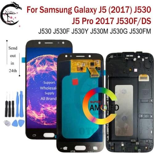 LCD With Frame For Samsung Galaxy J5 Pro 2017 J530 LCD J530F J530Y J530G J530FM Display Screen Touch Sensor Digitizer Assembly