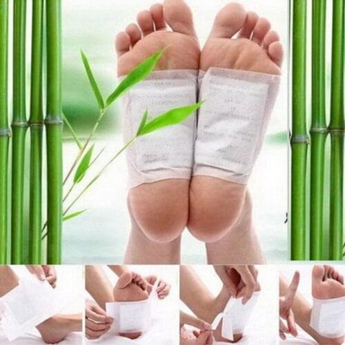 20 Pcs Detox Foot Patches Pads Toxins Feet Slimming Cleansing Herbal Body Health Adhesive Pads SSwell