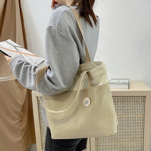 2021 Shopper Womens Bag Corduroy Tote Bag Female Handbags Casual Environmental Storage Reusable Large Beach Canvas Shoulder Bag