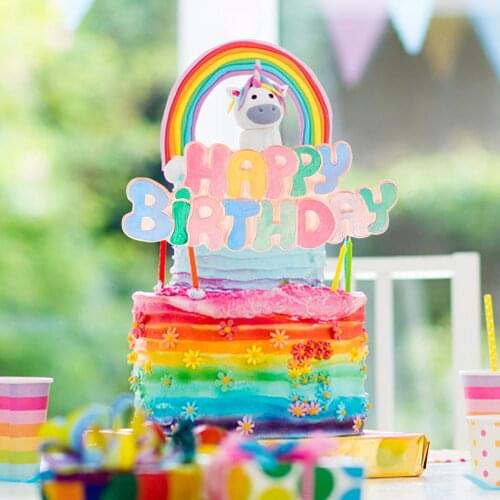 3D Happy Birthday Fondant Silicone Mold Candle Sugar Craft Tool Chocolate Cake Mould DIY Baking Decorating Tools Drop Shipping