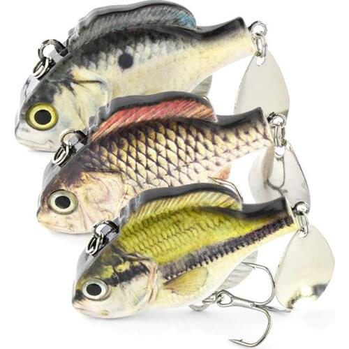 65mm Fishing Lure Sinking VIB Vibration Fishing Lure Wobbler Artificial Bass Hard Lure Fishing Bait Pesca